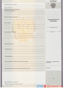 Академическая справка